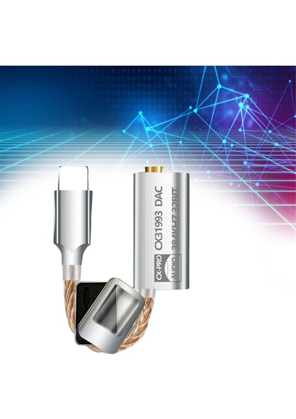 CX31993 Hifi Dac Ios'tan 3,5 mm Kulaklık Amplifikatörü Ses Kod Çözücü Amp Cep Telefonu Adaptörü (Yurt Dışından) fırsatları