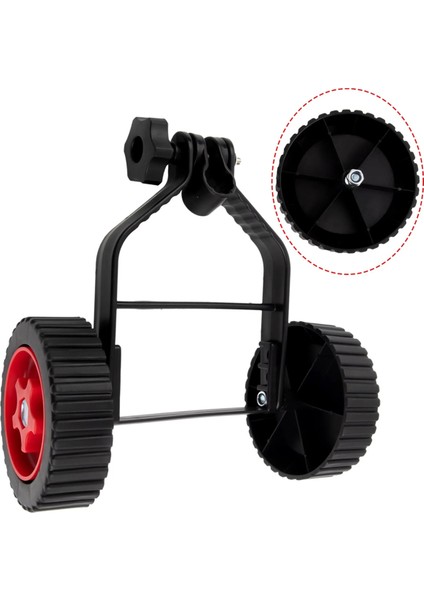 Çim Biçme Makinesi Tekerleği Evrensel Çim Biçme Makinesi Çim Biçme Makinesi Ayarlanabilir Destek Tekerlek Seti Düzeltici Yardımcı Tekerlek Bahçe Aleti (Yurt Dışından)