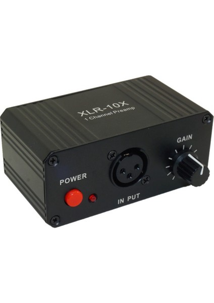XLR-10X 1 Kanal Xlr Arayüz Dengeli Ses Amplifikatörü NE5532 Dinamik Mikrofon Mikrofon Ön Amplifikatörü (Yurt Dışından)