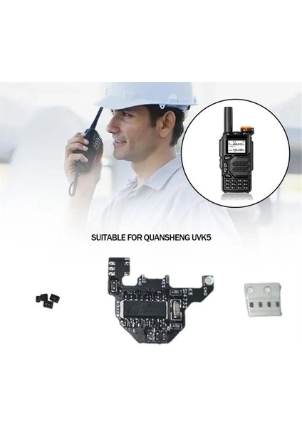 SI4732 Kısa Dalga Modifikasyon Modülü + 2xdonut Anten + Quansheng Uvk5/uvk6 Dıy Kısa Dalga Modül Kiti Için Programlama Kablosu (Yurt Dışından)