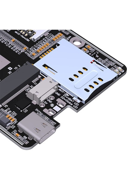 M.2 B-Key Wwan 5g Iot Kart Yuvası USB Tip-C 4g Lte 5g Modül Adaptör Kartı Desteği 2230/3042/3052 (Yurt Dışından)