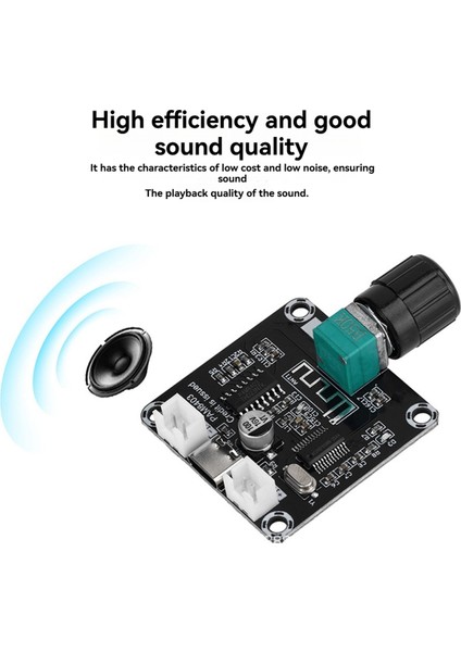 Type-C 5W+5W Mini PAM8403 Ayarlanabilir Ses Amplifikatör Modülü DC5V ile Bluetooth Uyumlu Dijital Amplifikatör Kartı (Yurt Dışından)