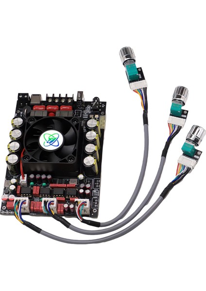 220WX2 Ateş Dereceli Kayıpsız Bluetooth Ses Amplifikatörü Kart Modülü Stereo Yüksek ve Düşük Bas Ayarı TPA3251 (Yurt Dışından)