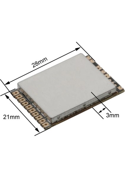SM1313T 1.2g 1.6W Verici 16CH Kablosuz Video Ses Görüntü Iletim Modülü Güç Ayarlanabilir Fpv Drone Için (Yurt Dışından)