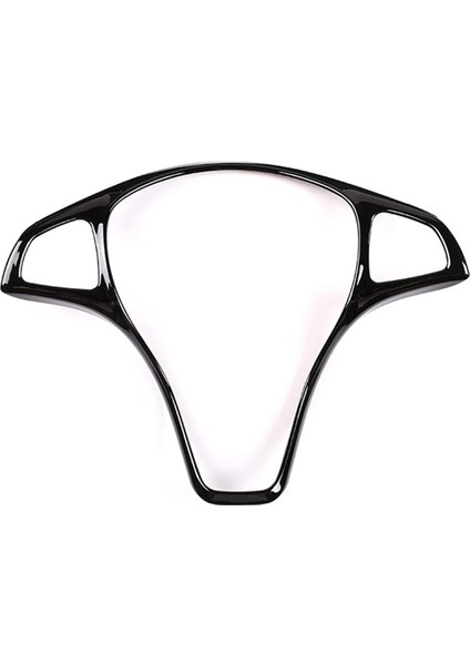 Mercedes Benz Ce Sınıfı Glc Cla Gla W205 W213 X253 X156 Araba Direksiyon Simidi Dekorasyon Çerçeve Kapağı Döşeme, Parlak Siyah (Yurt Dışından)