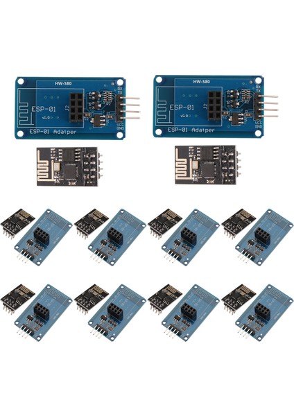 ESP8266 Esp-01 Wifi Kablosuz Adaptör Modülü 3.3V 5V ESP01 Breakout Pcb Adaptörleri (Yurt Dışından)