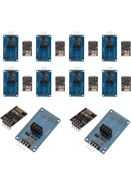 ESP8266 Esp-01 Wifi Kablosuz Adaptör Modülü 3.3V 5V ESP01 Breakout Pcb Adaptörleri (Yurt Dışından)