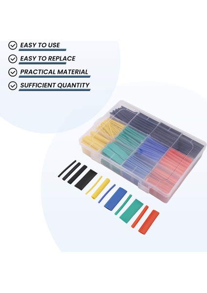 530 Adet Isı Büzüşmeli Boru Takımı Çeşitli Poliolefin Yalıtım Kılıfı Boru Seti Rc Drone Için (Yurt Dışından) fırsatları