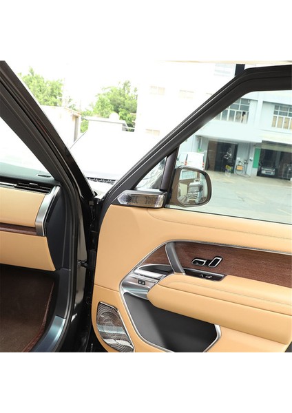 Araba Kapısı A Sütunu Tweeter Ses Hoparlör Kapağı Süsleme Stickerı Range Rover Vogue L460 2023 Parlak Gümüş (Yurt Dışından)