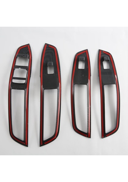 Mg Zs 2024 Araba Cam Anahtarı Kaldırma Düğmesi Kapağı Döşeme Iç Aksesuarları Karbon Fiber Lhd (Yurt Dışından) fırsatları