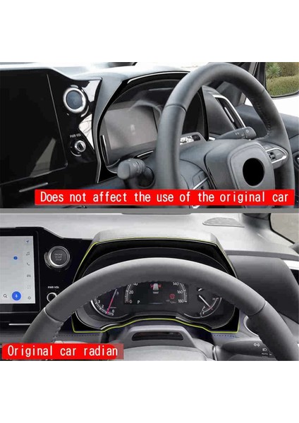 Toyota VOXY/NOAH90 Serisi 2022+ Araç Iç Aksesuarları Parlak Siyah Için Araç Gösterge Çerçevesi Gösterge Paneli Döşeme Kapağı (Yurt Dışından) fiyatları