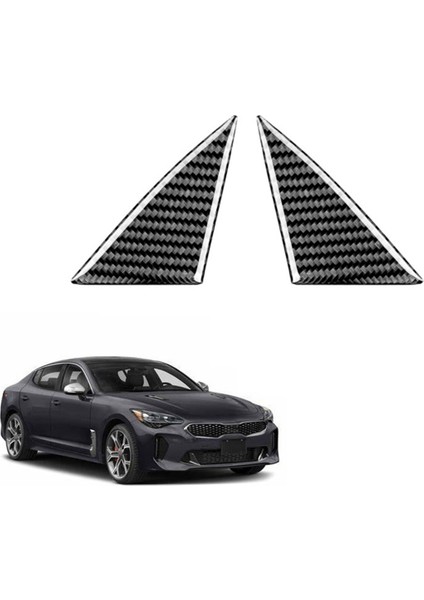 Kia Stinger 2018-2023 Için Gerçek Karbon Fiber Araba Iç A Sütun Direk Kapağı Trim Sticker Iç Aksesuarlar (Yurt Dışından) modelleri