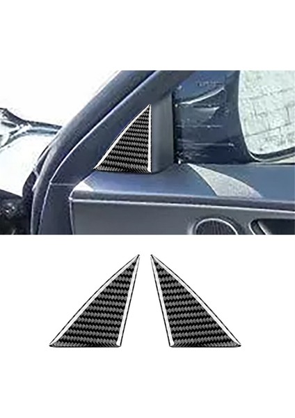Kia Stinger 2018-2023 Için Gerçek Karbon Fiber Araba Iç A Sütun Direk Kapağı Trim Sticker Iç Aksesuarlar (Yurt Dışından) fırsatları