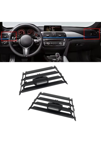 Araba Sol Ön Hava Menfezi Izgarası Klipsi Trim 64229218549 Bmw 3 4 Serisi F31 F33 Araba Klima Çıkışı Tamir Kitleri (Yurt Dışından) fiyatları