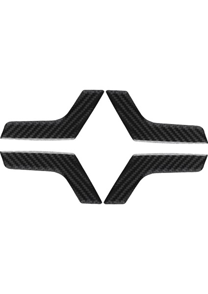 Mercedes-Benz C-Class W204 2007-13 Için 4 Adet Karbon Fiber Iç Kapı Kolu Döşemesi (Yurt Dışından)