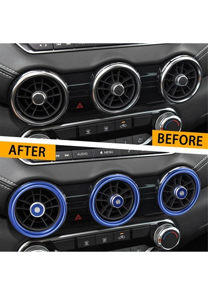 Nissan Sentra 14. Nesil 2020-2023 Havalandırma Menfezi Dekorasyonu Iç Aksesuarlar Için Alüminyum Ac Havalandırma Çıkış Halkası Kapağı (Yurt Dışından) modelleri