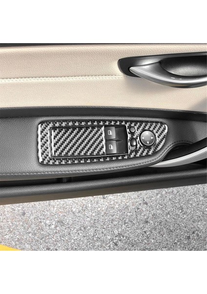 Bmw 1 Serisi E87 E81 E82 2008-2013 Cam Kaldırma Anahtarı Paneli Kapağı Döşeme Iç Aksesuarlar Lhd Için Karbon Fiber (Yurt Dışından) modelleri