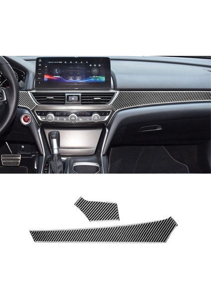 Honda Accord 10TH 2018-2022 Araç Gösterge Paneli Gösterge Paneli Kapağı Trim Aksesuarları Lhd Için Karbon Fiber (Yurt Dışından) modelleri