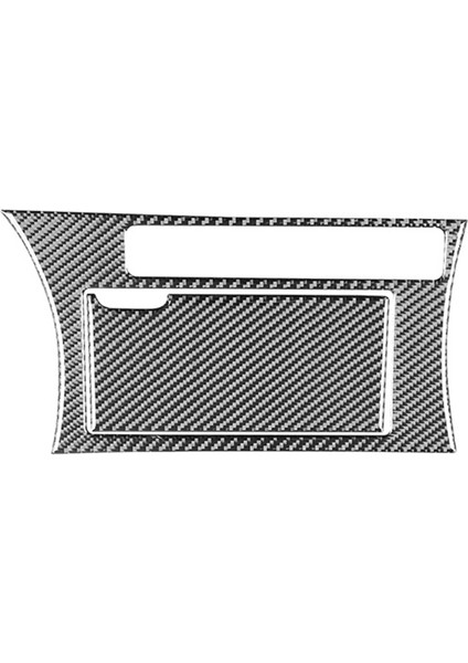 Karbon Fiber Mazda 3 2010-2013 Araba Orta Konsol Bardak Tutucu Paneli El Freni Kapağı Sticker Trim Aksesuarları Lhd (Yurt Dışından)