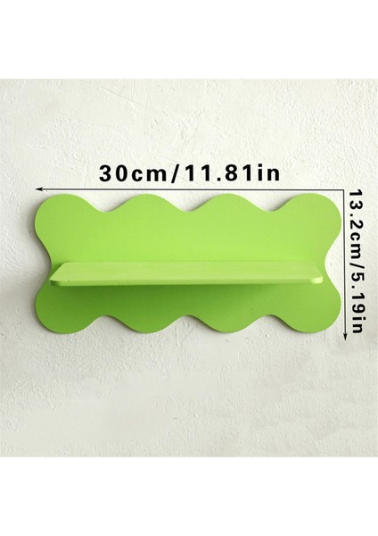 Ahşap Dalgalı Depolama Rafı Duvar Rafı Ev Dekorasyonu Pembe (Yurt Dışından) fırsatları