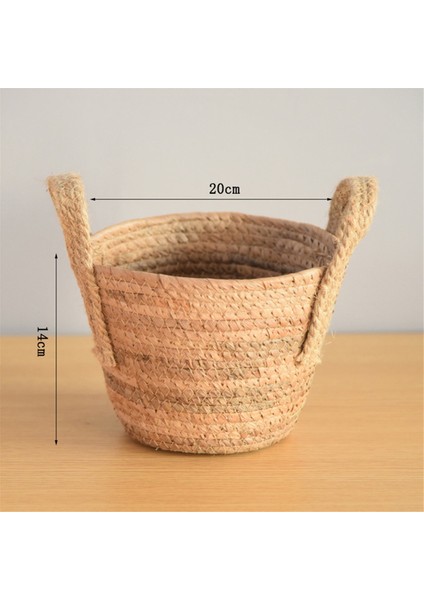 Dokuma Elde Taşınabilen Çiçek Sepetleri Rattan Saksılar Saksılar Saklama Sepetleri Ev Dekorasyonu Çiçek Sepetleri B (Yurt Dışından) modelleri