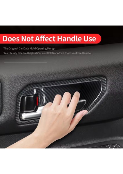 Toyota Land Cruiser 250 Prado LC250 2024 Araba Iç Kapı Kase Kapağı Döşeme Iç Aksesuarlar Karbon Fiber (Yurt Dışından) fiyatları