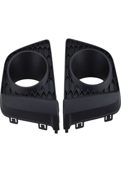 1 Çift Ön Tampon Çerçevesi Sis Lambası Kapağı Delikli Sis Lambası Çerçevesi Honda Fit Jazz 2014-2017 Için (Yurt Dışından)