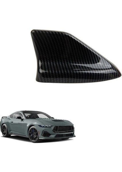 Ford Mustang 2024 Dış Aksesuarlar Karbon Fiber Için Köpekbalığı Yüzgeci Şeklinde Tavan Anteni Kapağı Dekor Döşemesi (Yurt Dışından) modelleri