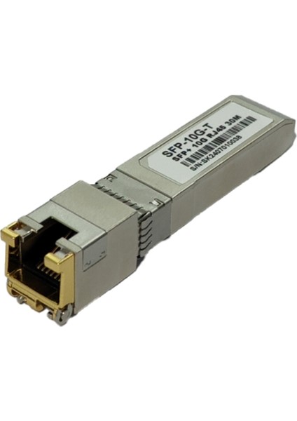 10G Sfp + RJ45 30M Kendi Kendine Uyarlamalı 10G/5G/2.5G Optik Modül Cisco, Mikrotik, Ethernet Optik Anahtarı ile Uyumlu (Yurt Dışından)