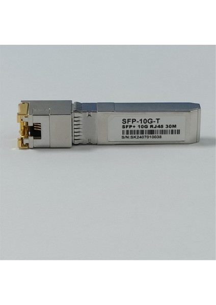 10G Sfp + RJ45 30M Kendi Kendine Uyarlamalı 10G/5G/2.5G Optik Modül Cisco, Mikrotik, Ethernet Optik Anahtarı ile Uyumlu (Yurt Dışından)