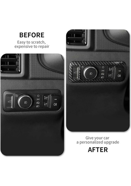 Ford Mustang 2024 Iç Aksesuarlar Karbon Fiber Için Far Anahtarı Düğme Paneli Kapağı Döşemesi (Yurt Dışından) fırsatları