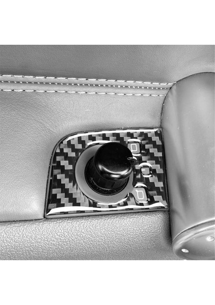 Audi Tt 8n 2001-2006 Için Karbon Fiber Dikiz Aynası Ayar Anahtarı Kapağı Trim Sticker Iç Aksesuarlar (Yurt Dışından)