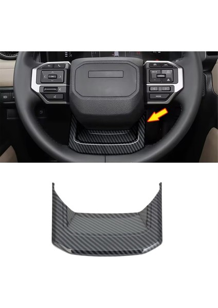 Toyota Land Cruiser 250 Prado LC250 2024 Araba Direksiyon Simidi Kaplama Dekorasyon Iç Aksesuarlar Karbon Fiber (Yurt Dışından) fırsatları