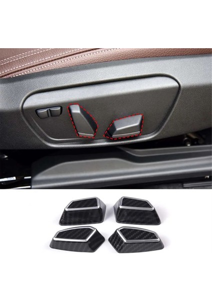 Bmw 1 3 4 5 Serisi X3 X5 X6 F20 F30 F36 F46 F10 F25 F15 Araba Koltuğu Ayarlama Düğmesi Kapağı Trim Aksesuarları, B (Yurt Dışından) fiyatları
