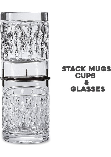 6 Adet Kahve Kupası Düzenleyici Depolama Istifleyici Mutfak Dolabı Bardaklar Için Istiflenebilir Raf Gadget Renk Genişletilebilir Raf (Yurt Dışından) fırsatları