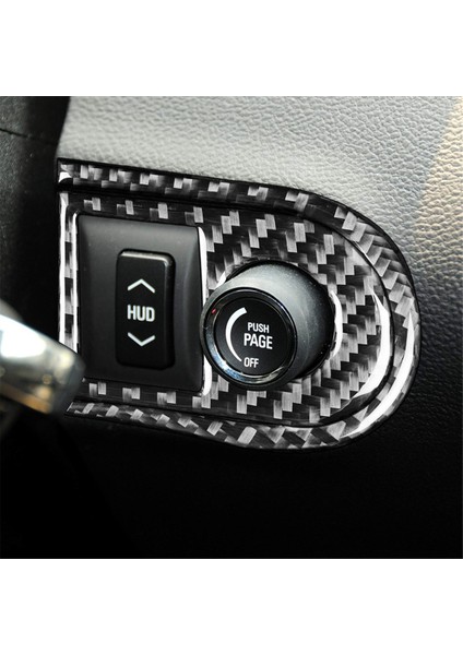 Chevrolet Camaro 2010-2015 Hud Düğme Kontrol Anahtarı Kapağı Döşeme Iç Aksesuarlar Lhd Için Karbon Fiber (Yurt Dışından) modelleri