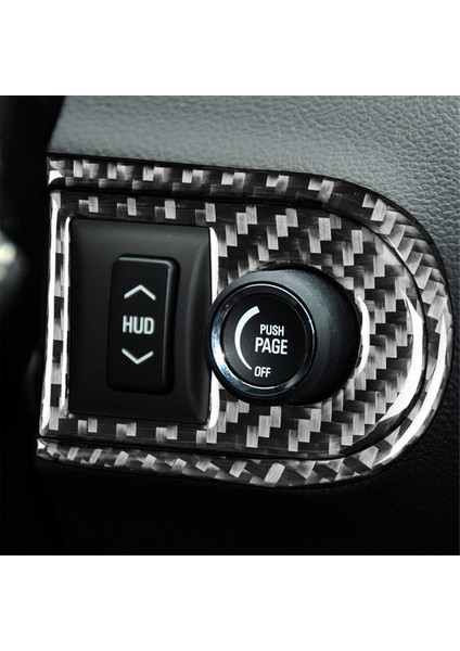 Chevrolet Camaro 2010-2015 Hud Düğme Kontrol Anahtarı Kapağı Döşeme Iç Aksesuarlar Lhd Için Karbon Fiber (Yurt Dışından) fırsatları