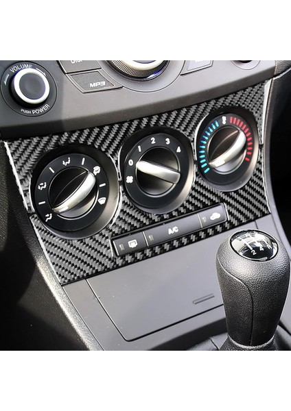 Mazda 3 2010-2013 Araba Orta Konsolu Ac Iklim Kontrol Düğmesi Paneli Kapağı Sticker Trim Aksesuarları Için Karbon Fiber (Yurt Dışından) fırsatları