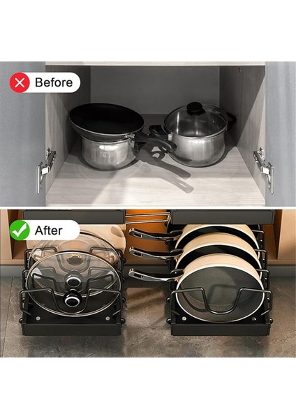 Çekmeceli Dolap Depolama Teleskopik Tencere Kapağı Rafı Masa Depolama Rafı Çok Amaçlı Bulaşık Rafı Delik Açmadan (Yurt Dışından) modelleri