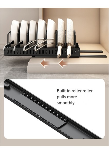 Çekmeceli Dolap Depolama Teleskopik Tencere Kapağı Rafı Masa Depolama Rafı Çok Amaçlı Bulaşık Rafı Delik Açmadan (Yurt Dışından) fırsatları