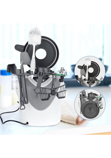 Thermomix Tm5 Tm6 Için Depolama Rafı, 9 Aksesuara Kadar Geniş Alan, Dayanıklı Pişirme Makinesi Düzenleyici, 1 Adet (Yurt Dışından) modelleri