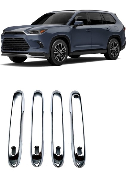 Toyota Grand Highlander 2024 Lhd Araba Dış Kapı Kolu Kapağı Trim Aksesuarları Gümüş (Yurt Dışından) fiyatları