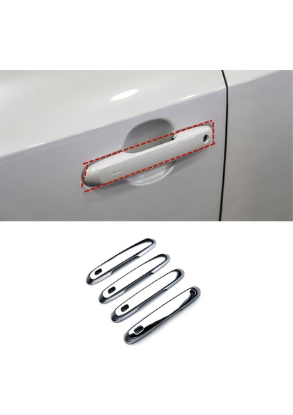 Toyota Grand Highlander 2024 Lhd Araba Dış Kapı Kolu Kapağı Trim Aksesuarları Gümüş (Yurt Dışından) modelleri