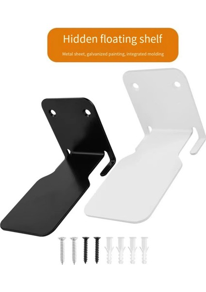 4 Adet Görünmez Yüzen Kitaplık Yüzen Kitap Düzenleyici Duvar Iç Mekan Depolama Aksesuarları Takım Metal Raflar Kitaplar Için, B (Yurt Dışından) fiyatları