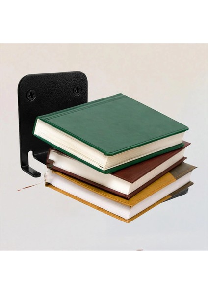 4 Adet Görünmez Yüzen Kitaplık Yüzen Kitap Düzenleyici Duvar Iç Mekan Depolama Aksesuarları Takım Metal Raflar Kitaplar Için, B (Yurt Dışından) modelleri