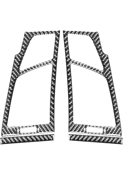 Bmw 1 Serisi E87 E81 E82 2008-2013 Için Karbon Fiber Gösterge Paneli Yan Hava Menfezi Çıkışı Çerçeve Döşeme Iç Aksesuarlar (Yurt Dışından)