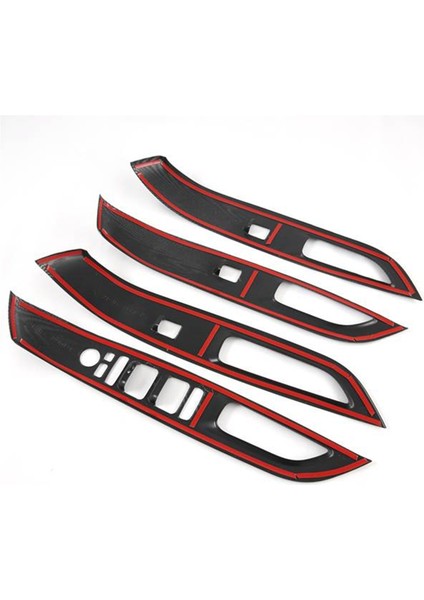 Hyundai Tucson L Nx4 2021-2022 Karbon Fiber Lhd Için Araba Pencere Camı Kaldırma Trim Kapağı Çıkartmaları (Yurt Dışından) fiyatları