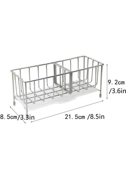 Mutfak Lavabosu Süngerlik Depolama Rafı Lavabo Mutfak Lavabo Düzenleyici Pas Önleyici Lavabo Süngerleri Ovucu Sabunluk Rafı (Yurt Dışından) fiyatları