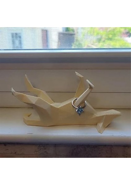 Köpek Yüzük Tutucu, Lüks Sevimli Köpek Yüzük Tutucu, Köpek Yüzük Tutucu Düğün Yüzüğü Standı, Küçük Mücevherleri Tutmak Için Mükemmel (Yurt Dışından) modelleri