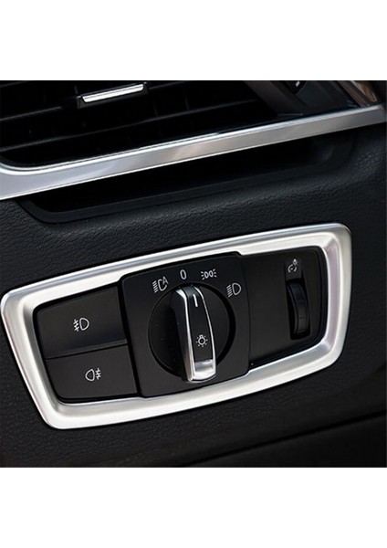 Bmw X1 F48 2016 2017 Iç Far Dekorasyon Çerçeve Aksesuarları Için Araba Far Anahtarı Trim Çerçeve Krom (Yurt Dışından) fırsatları